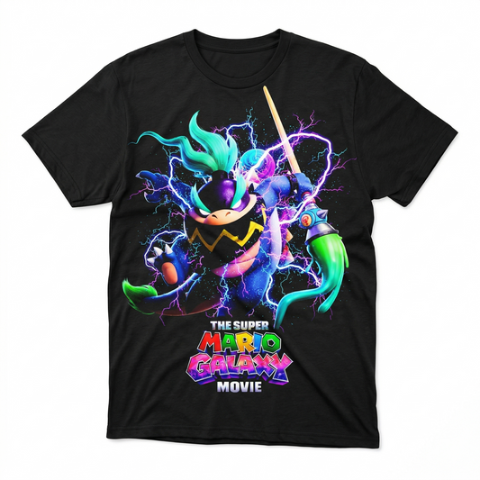 Playera Unisex Personalizada - Bowser Jr. - Color Negra