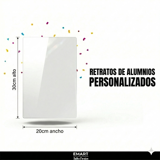 Retrato de Aluminio Personalizado