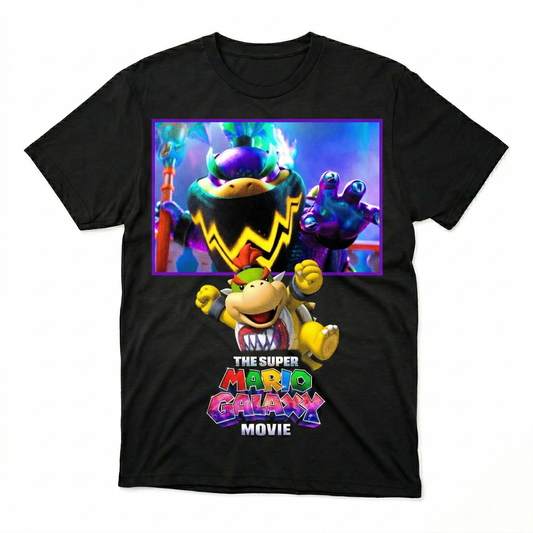 Playera Unisex Personalizada Bowser Jr. 2 - Color Negra