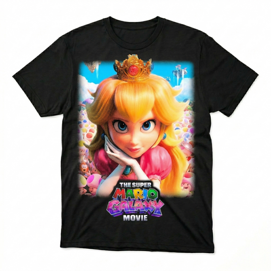 Playera Unisex Personalizada Peach - Color Negra