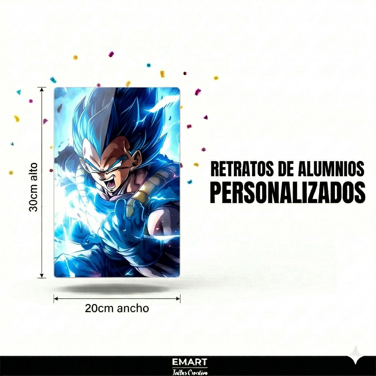 Retrato de Aluminio Personalizado