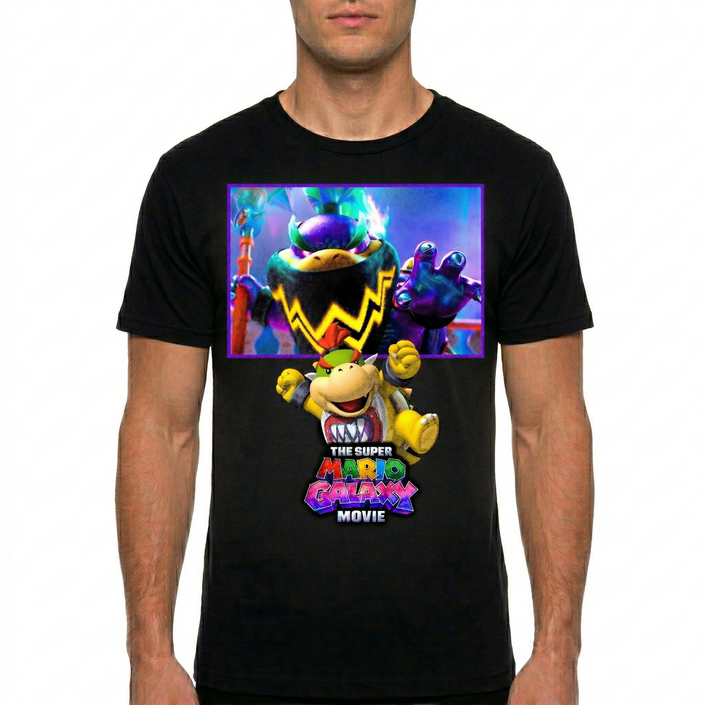 Playera Unisex Personalizada Bowser Jr. 2 - Color Negra