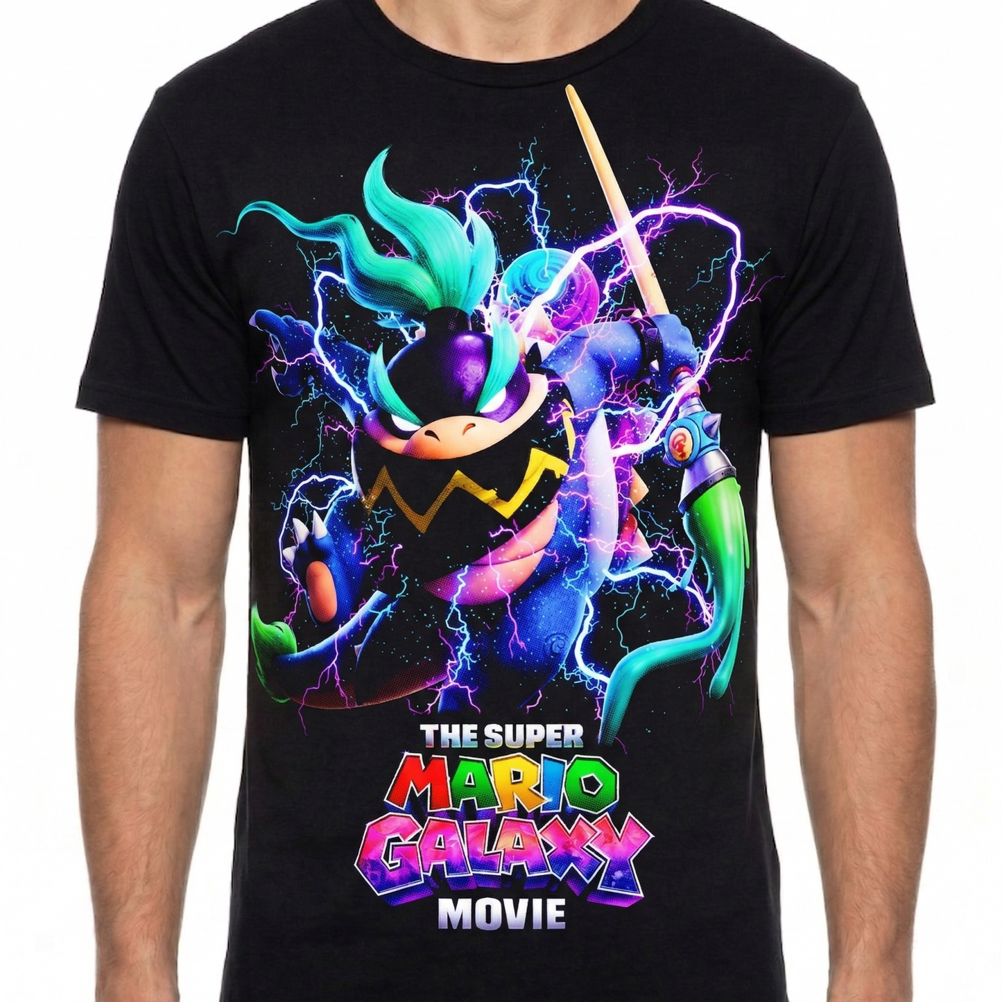 Playera Unisex Personalizada - Bowser Jr. - Color Negra