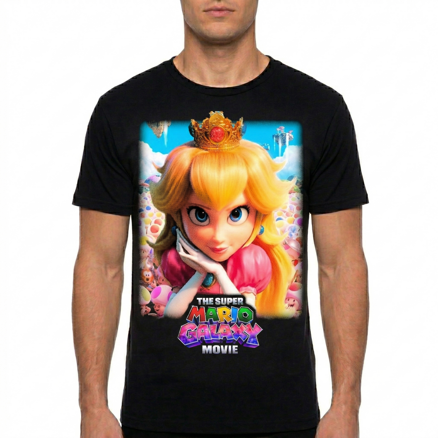 Playera Unisex Personalizada Peach - Color Negra