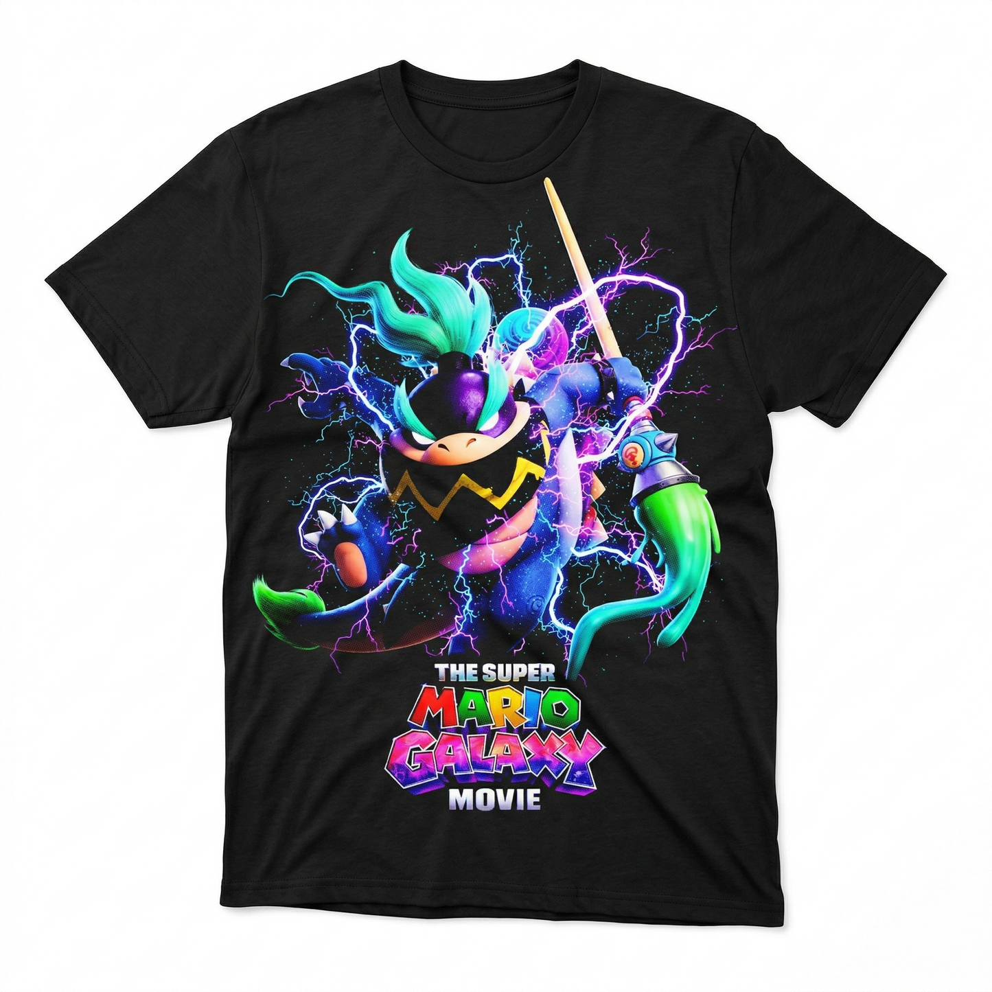 Playera Unisex Personalizada - Bowser Jr. - Color Negra